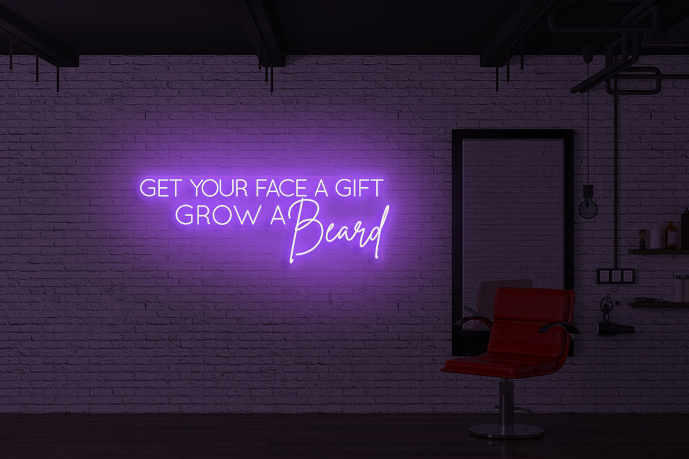 Get your face a gift grow a beard