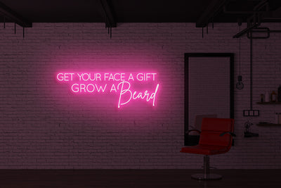 Get your face a gift grow a beard