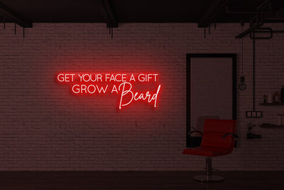 Get your face a gift grow a beard