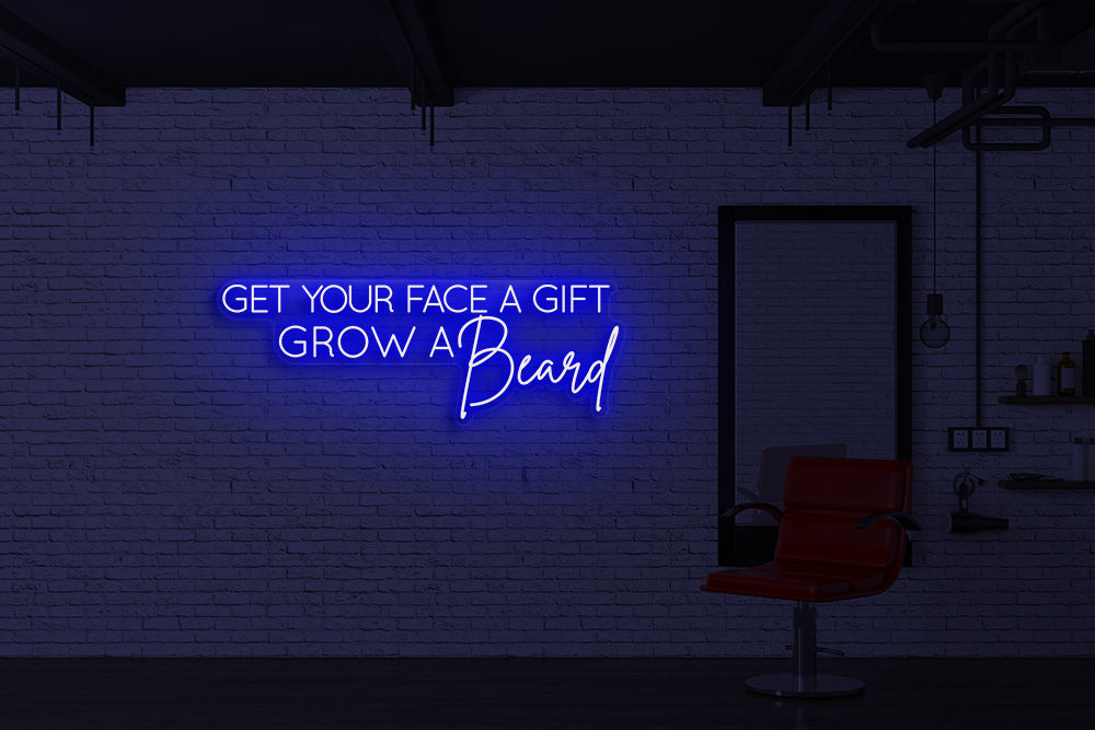 Get your face a gift grow a beard