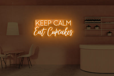 Keep calm eat cupcakes