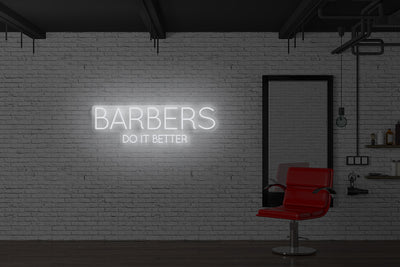 Barbers do it better