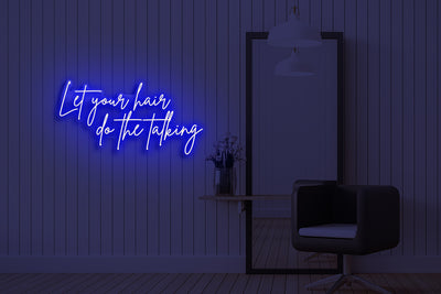 Let your hair do the talking