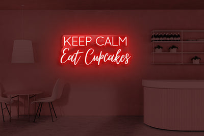 Keep calm eat cupcakes