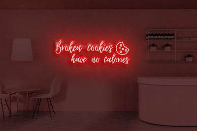 Broken cookies have no calories