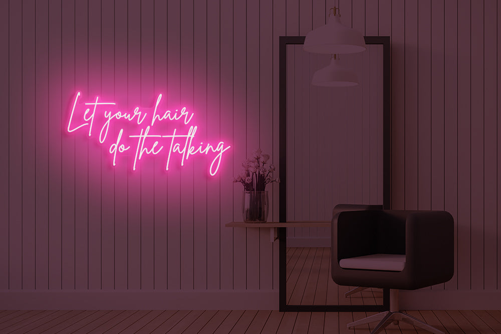 Let your hair do the talking