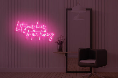 Let your hair do the talking