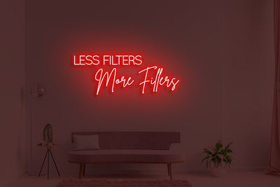 Less filters more filler