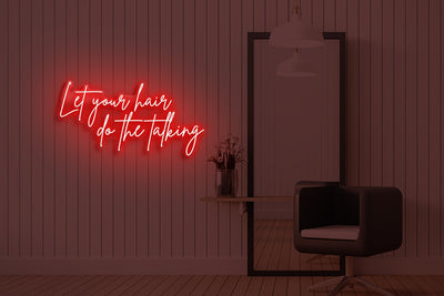 Let your hair do the talking