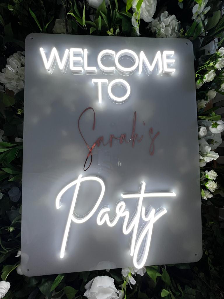 Welcome sign (party)