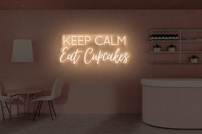 Keep calm eat cupcakes