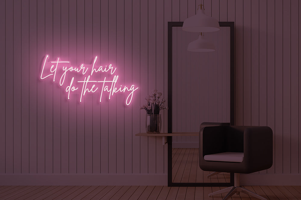 Let your hair do the talking