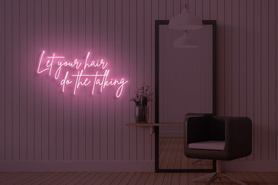 Let your hair do the talking