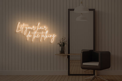 Let your hair do the talking