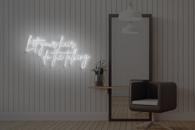 Let your hair do the talking