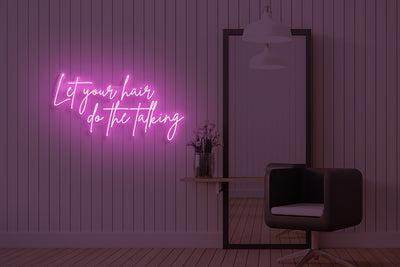 Let your hair do the talking