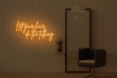 Let your hair do the talking