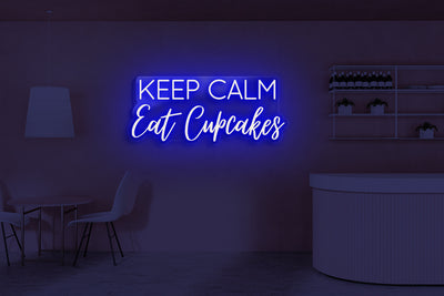 Keep calm eat cupcakes