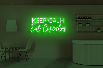 Keep calm eat cupcakes