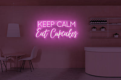 Keep calm eat cupcakes