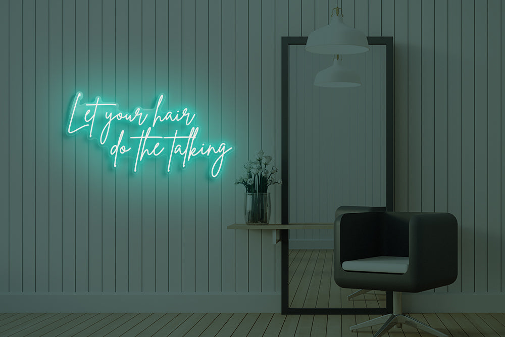 Let your hair do the talking