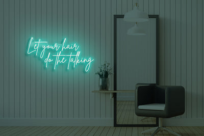 Let your hair do the talking