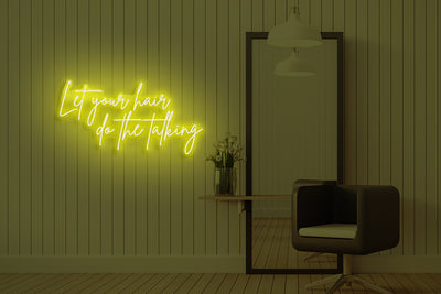 Let your hair do the talking